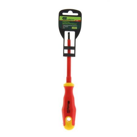 Sigretek screwdriver, dielectric, SL4 x 100 mm, up to 1000 V, two -component handle-1