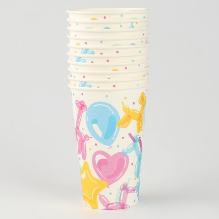 A single -paper glass of paper "balloons" 400 ml-2