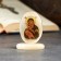 Icon "Vladimir", on a stand, selenite