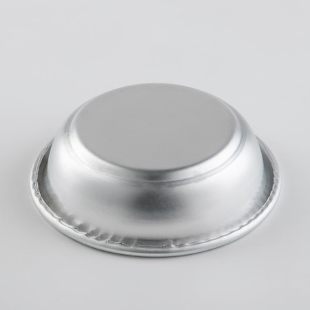 Aluminum bowl, 500 ml, d = 16 cm, chrome color-2