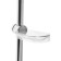 Shower Strail Zein H01, with a plastic transparent soap dish and fasteners, chrome