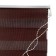 Curtain-rod "Day and Night", size 160x160 cm, color chocolate