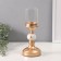 Summary Metal for 1 candle "Marble Ball with Gold" 19.5x11.5x11.5 cm