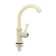 Tap for one water Zein Z2020, flat handle, plastic, R-shaped spout, color "rice"