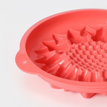 Baking uniform "Sunflower", silicone, 29 × 6 cm, with handles, color mix-6