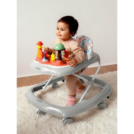 Walks of children's Amarobaby Running Baby, with an electronic game panel, color gray color-9