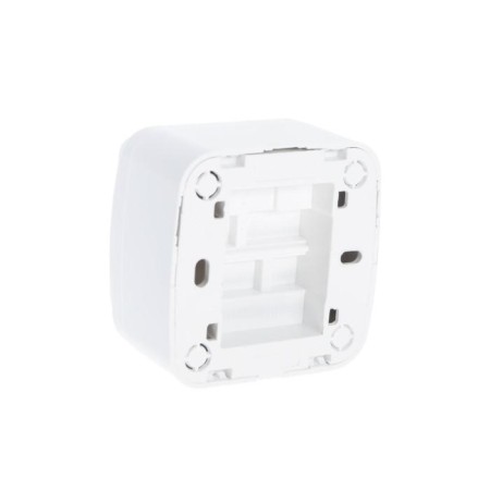 TDM switch "Cottage" folk, 10 A, IP20, 1 key, open, white-1