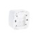 TDM switch "Cottage" folk, 10 A, IP20, 1 key, open, white