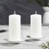 Set of candlesticks Metal "Lotus", 7.5x2 cm, 2 pieces, white