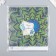 Scrapbooking paper "Flower mandala" density 180 g 15.5x17 cm