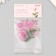 Plastic stickers "Spring flowers. Pink" set 40 pcs 15x8 cm