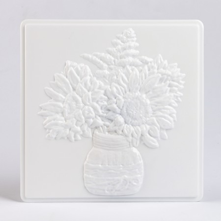 Reusable coloring "Sunflower", 20 × 20 cm-4