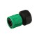 Connector, 5/8 "(16 mm), fast-fast connection, pp-plate, Greengo
