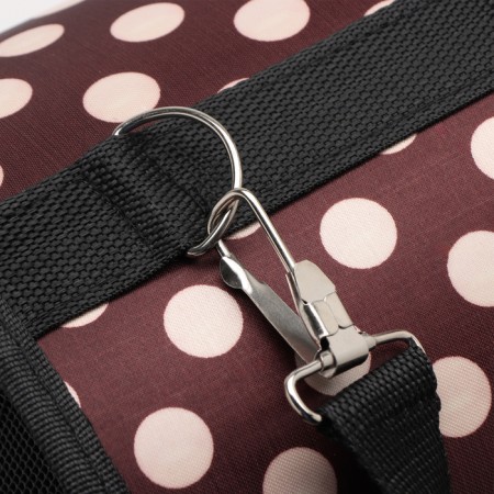 Bag - carrying for animals "peas", brown, size S, 37.5 x 17 x 22 cm-4