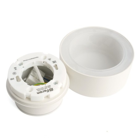 Ceiling light Feron HL367, IP44, GX53, 12 W, 110x110x75 mm, white color-6