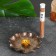 Set of incense on the stand "Meili" Bronze 10x4cm