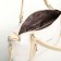 Women's bag 127, 30*10*23, 1 lightning departure, n/pocket, belt long, white+cream