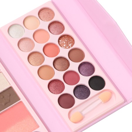 A set of decorative cosmetics (highlighter, shadows for eyebrows, blush, glitter, eye shadow)-4