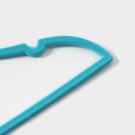 Shoulders - hangers for clothing "Bow", 33 × 20 cm, 5 pcs, Biryuzovoy color-3