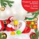 Gift set of developing tactile balls "Festive House", 5 pcs., New Year's packaging, crumb I