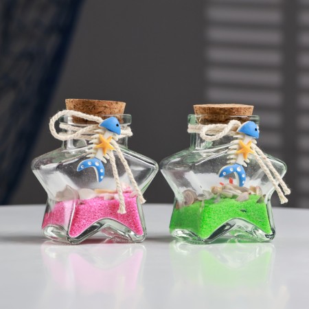 Souvenir in the bottle star "Shell" 8*6*4cm, mix-3