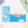 Envenue for money "with newborn!" Blue sneakers, 16.5 x 8 cm