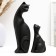 Figure "cats" black, set 2pcs, 16/10cm