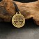 Protective amulet "Talisman of the Sun" No. 16, 25x25mm, metallic