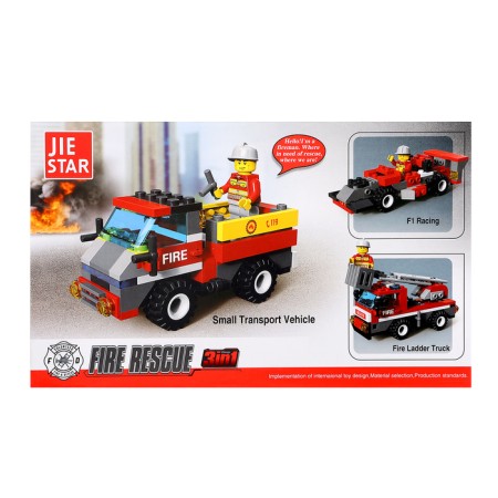 Designer "Fire machine with a staircase", 126 parts-3