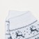 Women's socks "deer" color white, size 23-25