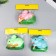Decor "Rabbit - Confetti, in the grass with carrots" set of 4 pcs mix 13 cm