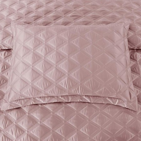 A set with a clip "Sharmel", size 230x250 cm, 50x70 cm - 2 pcs, color ash rose-2