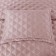 A set with a clip "Sharmel", size 230x250 cm, 50x70 cm - 2 pcs, color ash rose