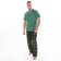 Set (T -shirt/pants) male, green/cage, size 50