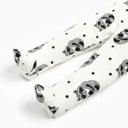 Children's sliders, white/raccoon color, height 68 cm-2