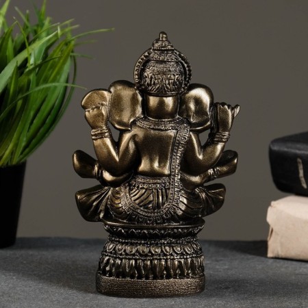 Figure "Ganesha" bronze, 7x17x12cm-2