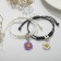 Bracelets "Demetrons" chamomile with locks, colored, 7 cm