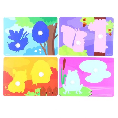 Developing Velcro game "Houses for animals"-5