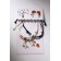 Bracelets "Demetrons" unicorns with beads, color, 8 cm