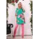 Women's tunic, size 44, green color