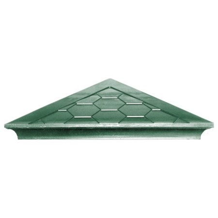 PPK cap to a fence column, 1.5 × 1.5 bricks, 39 × 39 × 4.3 cm, green, “flexible tile”-4