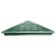 PPK cap to a fence column, 1.5 × 1.5 bricks, 39 × 39 × 4.3 cm, green, “flexible tile”