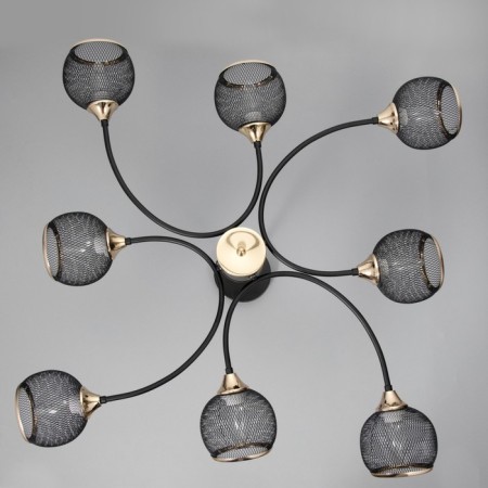 Crown Crown Crelli 8he27 40w Black 95x95x43cm Bayerlux-4