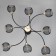 Crown Crown Crelli 8he27 40w Black 95x95x43cm Bayerlux
