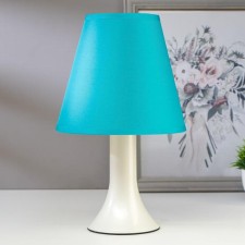 Table lamp 92204 1he14 15W pearls/turquoise d = 18 cm, h = 28.5 cm risalux