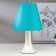 Table lamp 92204 1he14 15W pearls/turquoise d = 18 cm, h = 28.5 cm risalux