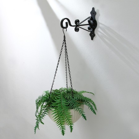 Bracket for kashpo kovaya, 25 cm, metal, black-9