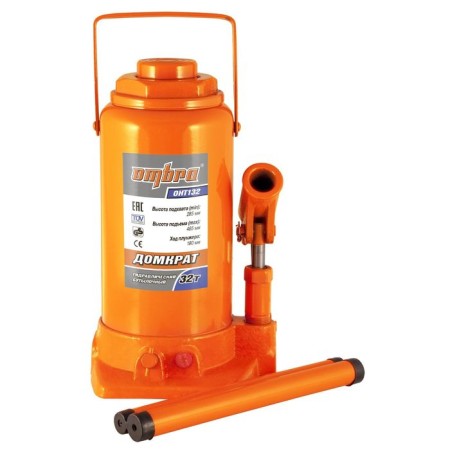 Hydraulic jack Ombra OHT132, 32 t, rise 285-465 mm