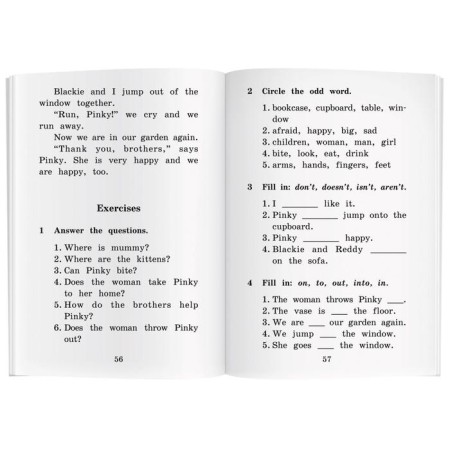 Foreign Language Book. Funny stories of Raddy's kitten. Home reading. Puchkova Yu. Ya.-2
