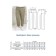 Women's pants, size 52, khaki color